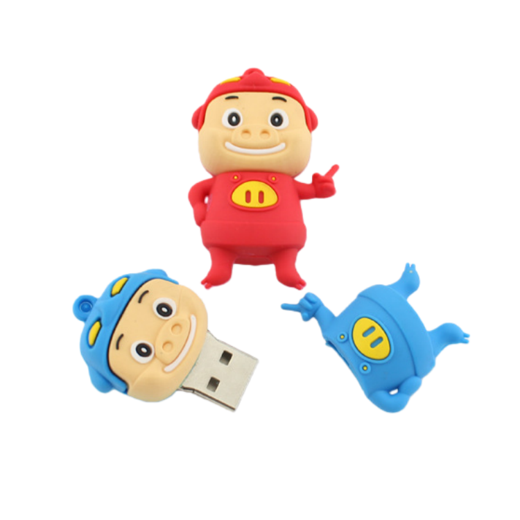Piggy Hero Cartoon USB Drive